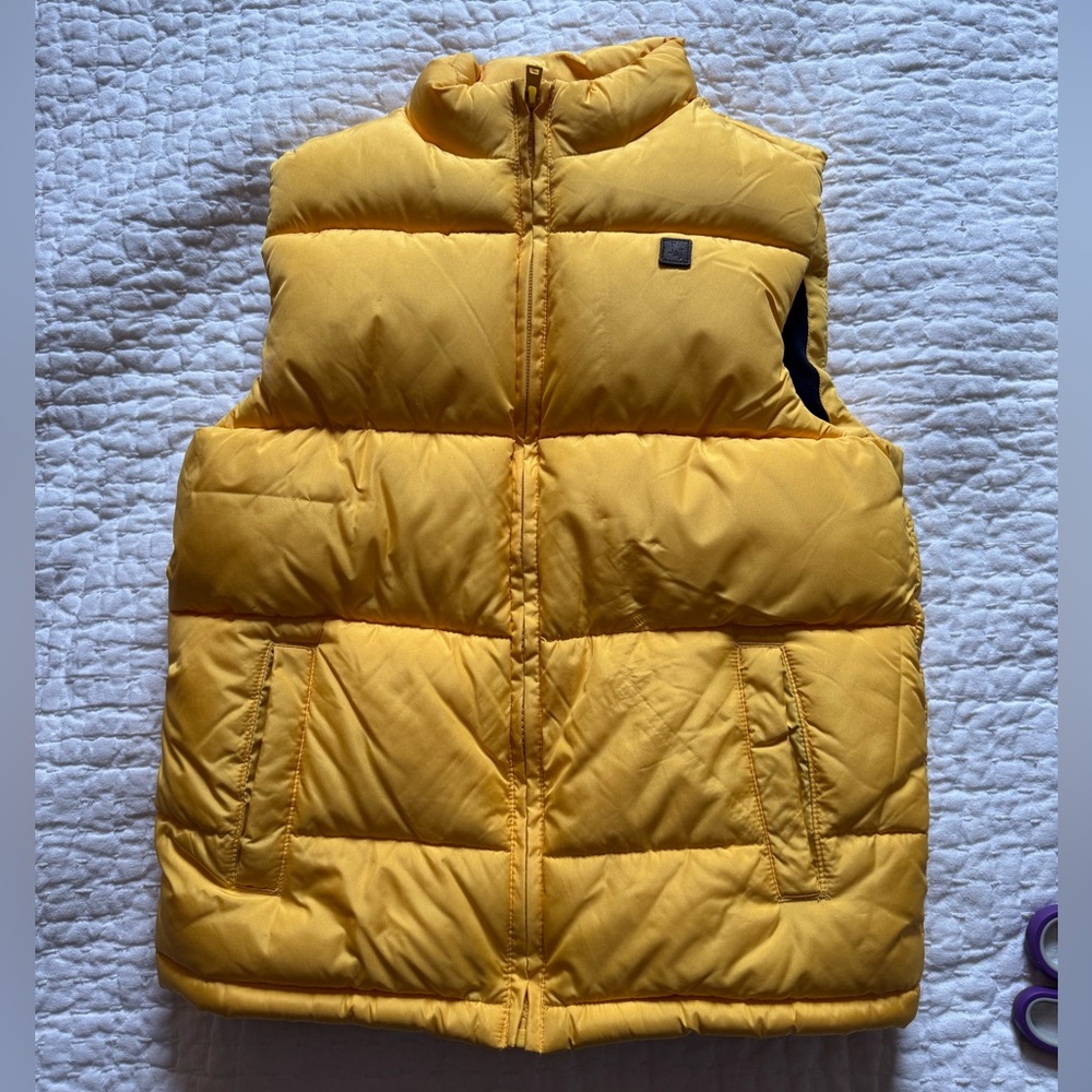 Yellow Puffer Vest- Kid’s Size 7-8